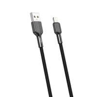 Кабель для передачи данных USB 2.0 AM - Lightning 1,0 м 2,4 А черный XO (NB182-L-1-BK)