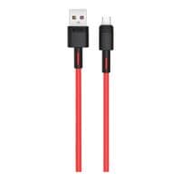 Кабель передачи данных USB 2.0 AM - Micro 5P 1,0 м 5A красный XO (NB166-M-1-RD)
