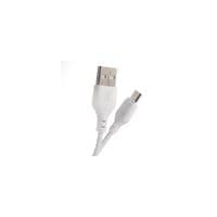 Дата кабель USB 2.0 AM to Micro 5P 1.0m 2.1A white XO (XO-NB-103-MC-1-WH)