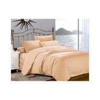 Постельное белье Home Line Сатин Люкс (бежево-золотой) семейный (176571)