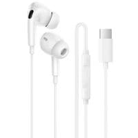 Наушники BOROFONE BM100 Pro Fuente universal digital earphones with microphone Type-C White