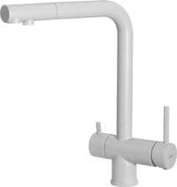 Смеситель кухонный с подключением к фильтру ELLECI Tourmaline T01 Bianco 68