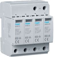 Розрядник (ПЗІП) T2 4P змінний 40kA TT/TNS з індикацією