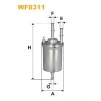 Фильтр топливный Wixfiltron WF8311