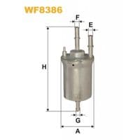 Фильтр топливный Wixfiltron WF8386