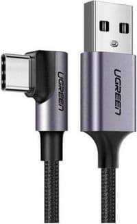 Кабель USB AM - Type-C, 3 м, Black, Ugreen US284, 3A (70255)