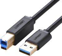 Кабель USB 3.0 AM - USB BM, 2 м, Black, Ugreen US210 (10372)