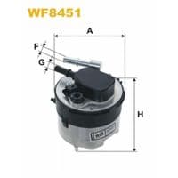 Фильтр топливный Wixfiltron WF8451