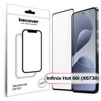 Стекло защитное BeCover Infinix Hot 60i (X6730) Black (713730)
