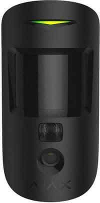 Бездротовий датчик руху з камерою, з покращеною фотофіксацією та фото по запиту Ajax HDR MotionCam PhOD black, Jeweller, чорний