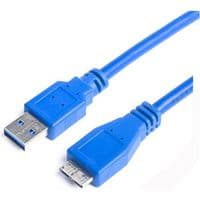 Кабель Prologix (PR-USB-P-12-30-3m) USB 3.0 AM/MicroBM, синій, 3м
