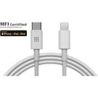 Кабель REAL-EL USB Type-C - Lightning (M/M), 2 м, White  (4743304104697)