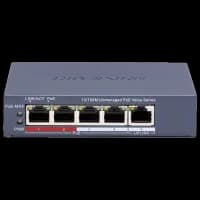 Коммутатор 4 порта неуправляемый Hikvision DS-3E0105P-E/M(C) POE