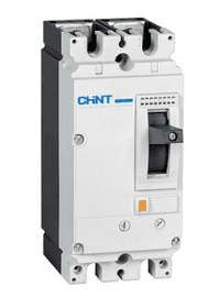 Двухполюсный автомат постоянного тока CHINT NM8NDC-125B-DC500V, 125A, 25kA, DC500V, 2P, 62x140x78,5mm