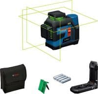 Нивелир лазерный Bosch GLL 12V-100-33 CG, до 30м, ±0.3мм/м, 4AAx1.5В, чехол, 1.76кг