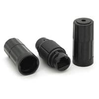 Зрощувач Voltronic 1+1 RJ45 UTP 5e 8P8C IP68, black (16628)