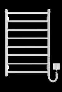 Рушникосушка Ardesto електрична  Classik-TR K, 770x530х80мм, таймер-регулятор, сталь, з гачками, білий матовий