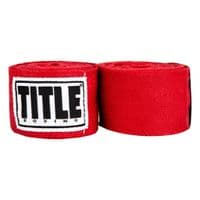 Бинт для спорту Title Boxing Traditional Weave 180" 4.5м Red (HW RD)