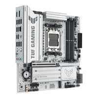 Материнcька плата ASUS TUF GAMING B850M-PLUS WIFI7 W sAM5 B850 4xDDR5 M.2 HDMI DP Wi-Fi BT mATX білий