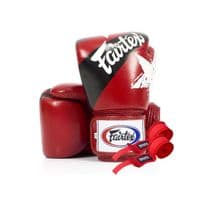 Боксерські рукавички Fairtex BGV1 Nation Print Red 14 унцій (бинти в комплекті) (BGV1_Print_14oz_Red)