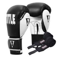 Боксерські рукавички Title Boxing Dynamic Strike Black/White 14 oz (XDBG 14 BK/WH)