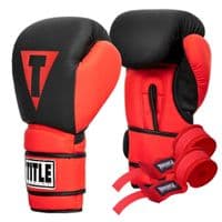 Боксерські рукавички Title Boxing Guts and Glory Black/Red S 10oz (GGBG S BK/RD)
