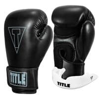 Боксерські рукавички Title Boxing Vegan Gloves Black 14 oz (VGFBG 14 oz BK/BK)