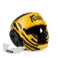 Боксерський шолом Fairtex HG16 Gold M (HG16_M_Gold)
