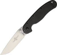 Ніж Ontario Knife RAT I D2 Carbon Fiber Black (ON8867CF)