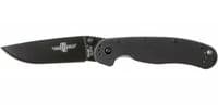 Нож Ontario Knife RAT I AUS-8 Black, Black Blade (ON8846)