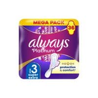 Гигиенические прокладки Always Platinum Super Extra Размер 3 36 шт. (8700216784559)
