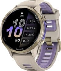 Смарт-часы Garmin Forerunner 970 Soft Gold Titanium w.French GrayC.and French Gray/T.Indigo Band