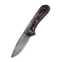 Нож Civivi Elementum, дамаск, углеродное волокно (C907C-DS3)