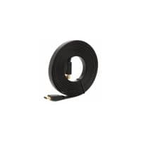 Кабель мультимедійний HDMI M to HDMI M 5.0m V1.4 black Merlion (YT-HDMI(M)/(M)SLIM-5.0m/01072)