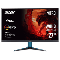 Монiтор TFT ACER 27" VG272UW2bmiipx (UM.HV2EE.201) QHD IPS 240Hz 400nit 2*HDMI DP MM Black