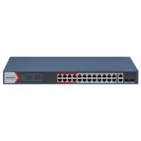 Комутатор мережевий Hikvision DS-3E1326P-EI(B)