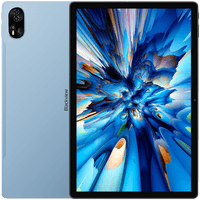 Blackview MEGA 2 SET LTE 12-дюймовий FHD+IPS 1200x2000 60Hz 12GB+256GB Unisoc T615 Octa-core 1.6GHz Камера Фронтальна 8MP Задня 16MP 9000mAh+Зарядка 18W Швидка / Кабель Плівка Чохол Стилус Миша Клавіатура EN Netflix HD Android 15 Крижано-блакитний