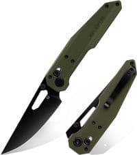 Нож Hightron Sharplyn,14C28N, G10, зеленый, черный клинок (HK01GRN)