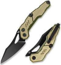 Нож Hightron Spectron, M390, GFN, хаки, черный клинок (HK04KHK)