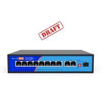 Комутатор 2E PowerLink SP803GX 10xGE (8xPoE, 2xUplink), 1xSFP, 120Вт, Некерований