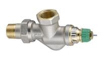 Клапан термостатический Danfoss RA-DV, DN15, вх. 1/2" - вых. 1/2", осевой