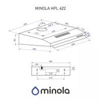 Витяжка Minola HPL 622 WH