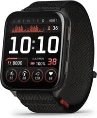Смарт-часы Garmin Venu X1 Black with Slate Titanium Caseback and Black ComfortFit Nylon Band