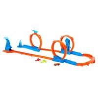 Автотрек Hot Wheels Track creator Тройная петля (JDW39)