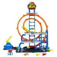 Автотрек Hot Wheels City Гараж с мега петлей (JBM74)