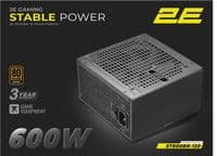 Блок питания 2E GAMING Stable Power ATX3.1 (600W), >85%, 80+ Bronze, 120мм, 1xMB 24pin(20+4), 2xCPU 8pin(4+4), 3xMolex, 6xSATA, 2xPCIe 8pin(6+2)