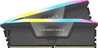 Оперативна пам'ять CORSAIR VENGEANCE RGB DDR5 32 ГБ (2 x 16 ГБ) DDR5 6400 CL32-40-40-84 1.40 В Intel XMP та AMD EXPO - СІРИЙ