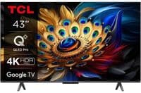 Телевизор 43" TCL QLED 4K 60Hz Smart Google TV Titan