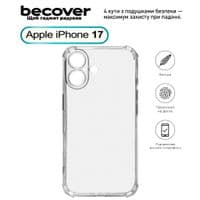 Чохол до мобільного телефона BeCover Anti-Shock Apple iPhone 17 Clear (713793)