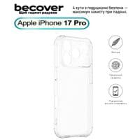 Чохол до мобільного телефона BeCover Anti-Shock Apple iPhone 17 Pro Clear (713797)